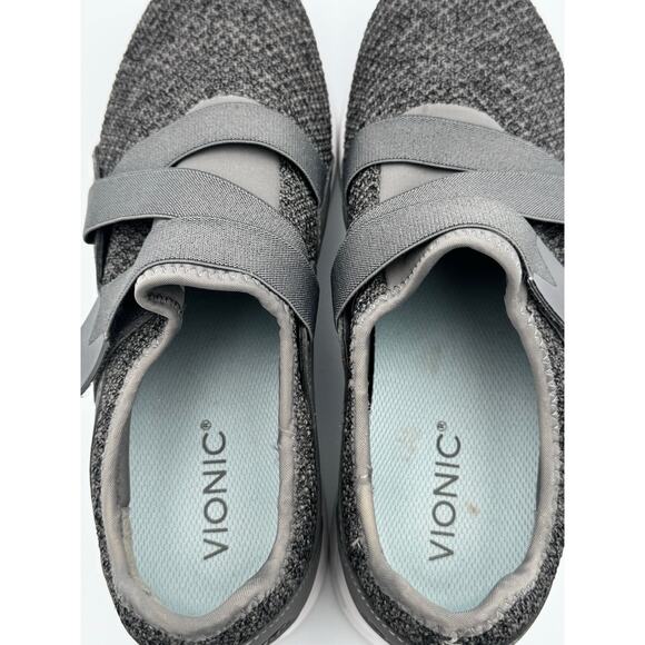Vionic Aimmy Women’s Gray Knit Slip-On Sneakers, size 10 - Picture 7 of 11